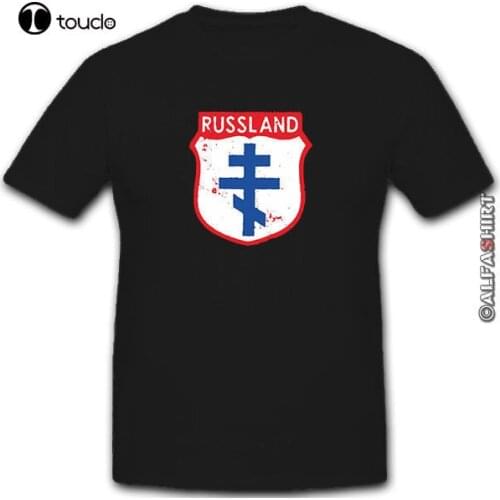 T Shirts Unisex Funny Tops Tee Basic Models Russland Roa Abzeichen Wappen Russische Befreiungsarmee - T Shirtt Shirt Transfers