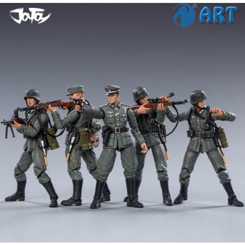 JOYTOY 1/18 Figure WWII Mountain Division Wehrmacht Soldiers Collectible Toy Military Model Christmas Gift free shipping