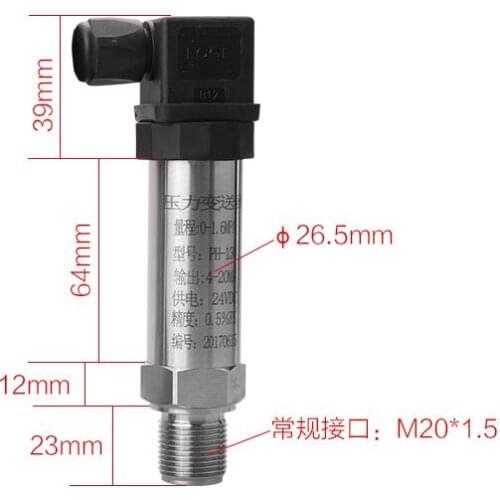 KA-P300 diffusion silicon pressure transmitter constant pressure water supply compact sensor 4-20mA 0-10V 6-60mpa
