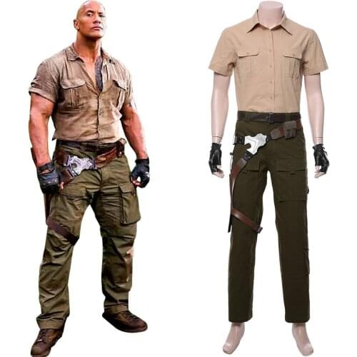 Jumanji The Next Level Smolder Bravestone Cosplay Costume Outfit Full Suit Halloween Costumes