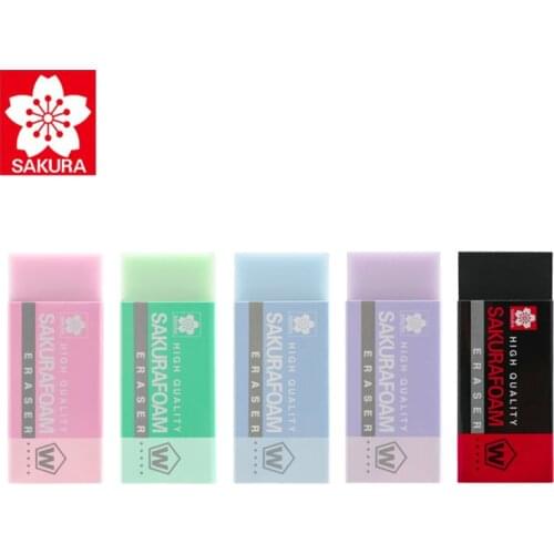 1Pcs Japanese SAKURA eraser XRFW-100 art drawing design sketch sketch color eraser easy to wipe without leaving traces
