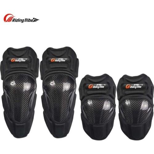 Riding Tribe light Carbon fiber motocross knee protector wind-proof ,motorcycle kneecap ,protect leg