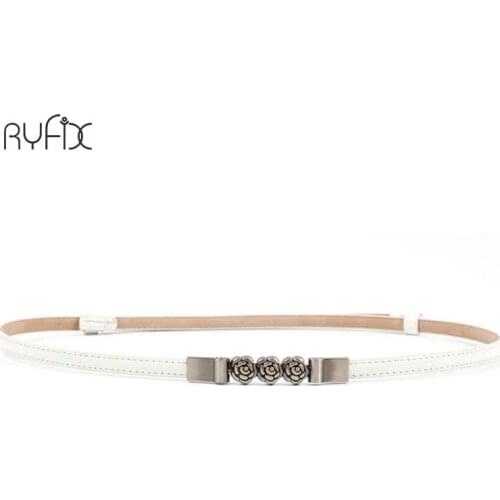 Minimalist ladies' belts fashion buttons small belt accessories waist belts 2 colors womens finely decorated dress belt BL1830