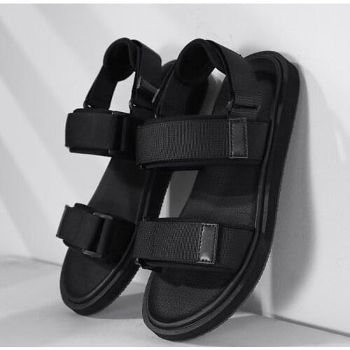 Men sandals vietnam shoes for mens 2020 summer roman black beach sandles sandalhas fashion lightweight handmade sandale homme