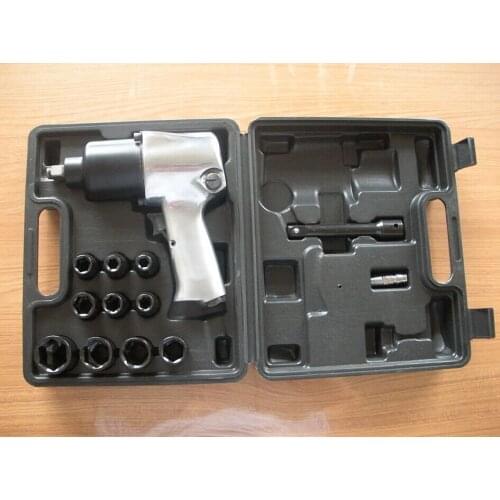 1/2" twin hammer air impact wrench set with sockets two hammer for assemble and unassemble car tire tyre