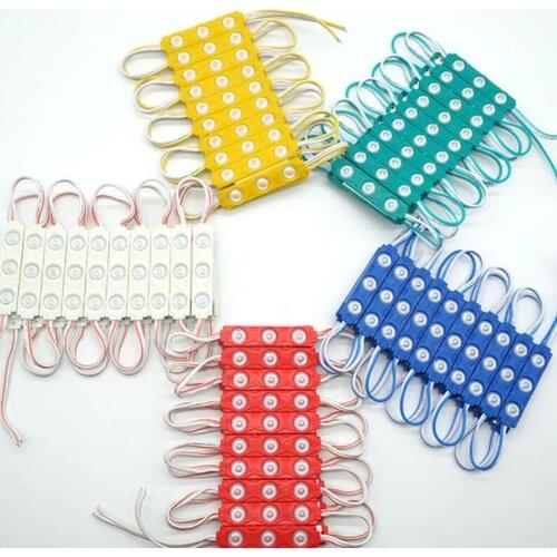 4Leds IP65 Led Module 5050 SMD DC12V Waterproof Square Led Module Injection black Molding For Backlighting