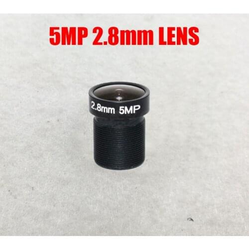 NOVOXY CCTV Camera Lens 2mp 3mp 5mp 1/2.7" 2.8mm Wide Angle Of View Board M12 Mount For IP Cams