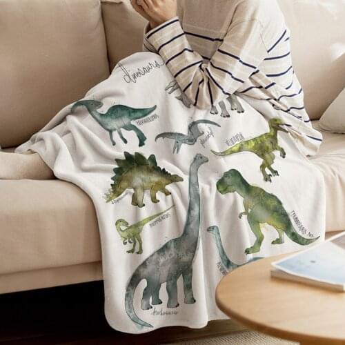 Throw Blanket Dinosaurs Throw Blanket Warm Soft Blanket Flannel Blanket For Kids Adults