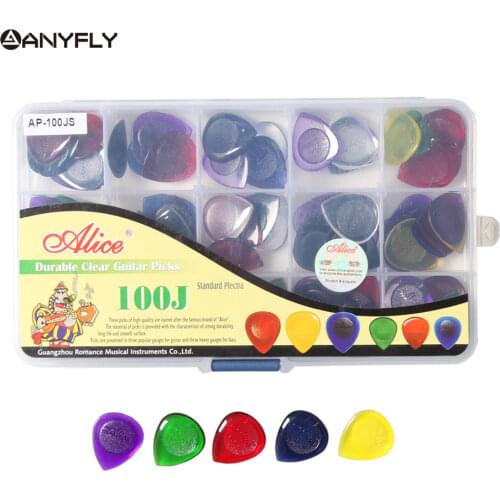 Professional Alice AP-100JS Durable Clear Guitar Picks for Acoustic Electric Guitar Wholesales