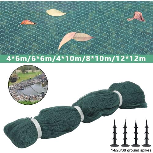 Pond Cover Net Anti Bird Catcher Netting Net Anti Leaves Cleaning Tools Landscape Swimming Pool Protective Net Pond Litter Net