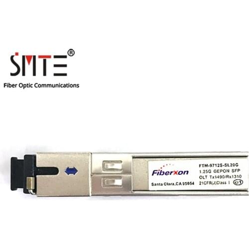 Fiberxon FTM-9712S-SL20G 1.25G GEPON SFP OLT Tx1490/Rx1310 Fiber Optic Equipment Module Optical Fiber Transceiver
