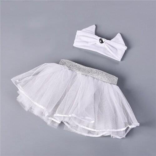 0-2Y Baby Girls Skirts Layers Pettiskirt Children Princess Headband TUTU Skirt sets Halloween Costume Toddler Girls Clothes A354