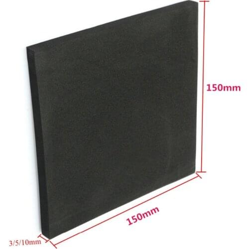 150x150mm Sound-Absorbing Noise Sponge Soundproofing Foam 3mm 5mm 10mm ESD Anti Static Pin Insertion High Density Foam Foam