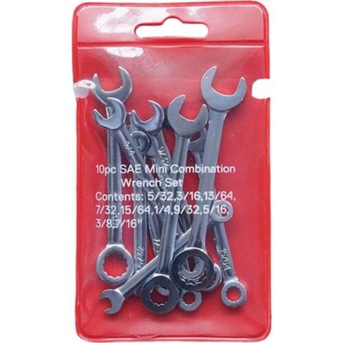 066E Multi Functional Flexible Type Adjustable Universal Torx Wrench 10pcs Chromium Vanadium Steel Construction