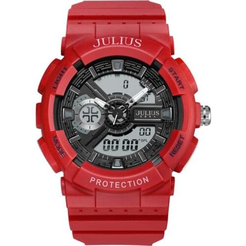 5 Colors Real Multi-function Mens Watch Electronic Man Hours Fine Fashion Sport Bracelet Boys Gift Julius Box