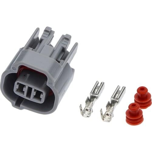5sets 2.0mm 2 pin/way Car Connector Injector Female Connector Plug Kit for Toyota 6189-0031 Auto Electrical Wiring Harness
