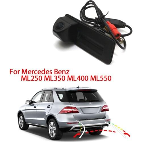 Car Reverse Backup Trunk Handle Camera For Mercedes Benz ML250 ML350 ML400 ML550 Night Vision Waterproof Trunk handle camera