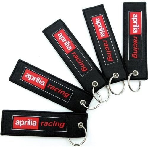 Motorcycle Key Ring Embroidery Key Chain For Aprilia Dorsoduro 1200 Tuono 1000R Caponord 1200 New KeyChain Factory Direct Sales