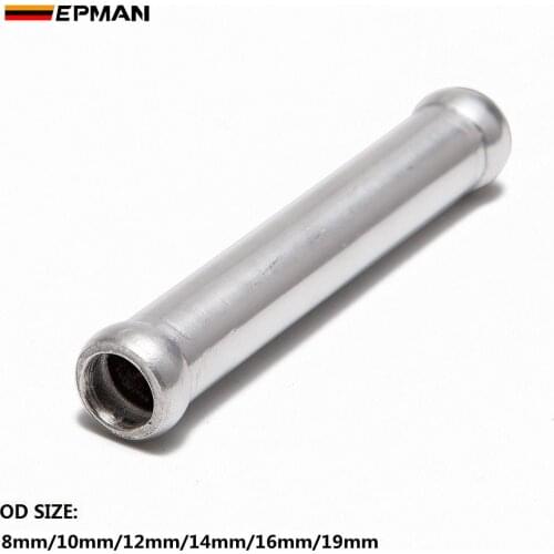 EPMAN Straight Aluminum Intercooler Intake Turbo Pipe OD 8mm/10mm/12mm/14mm/16mm x L: 3"