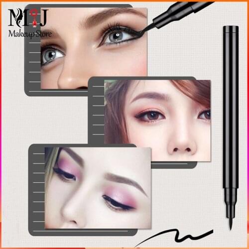 Smooth Quick Dry Not Blooming Waterproof Eyeliner Black Liquid Long-lasting Eyeliner Pen Pro Salon Cosmetics Beauty Makeup Tool