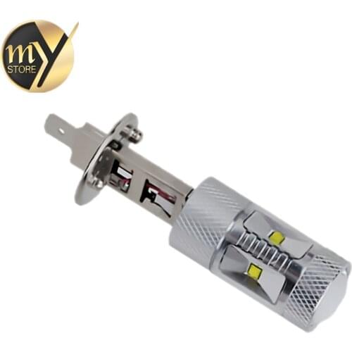 H1 led car lights White 30W Cree Chip-R3 Lens Vehicles Signal LED Car Fog Light Running Bulb parking 12V