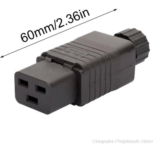 IEC PDU UPS 16A 250VAC 320 C 19 plug,conector IEC conector IEC 320 C19 C19 Plugue feme Conect Rewirable Socket F19 21