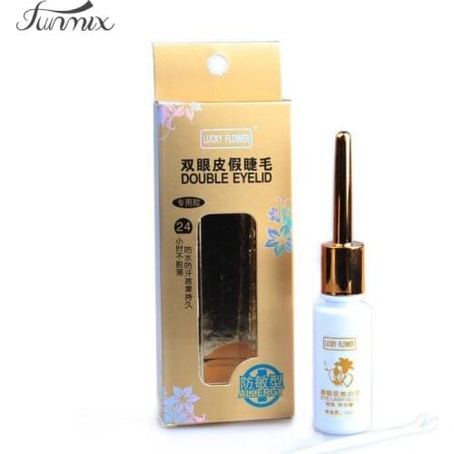12ml/bottle Full Strip False Eyelashes Glue Anti-allergy Double Eyelid Glue Fake Lashes Adhesive Maquiagem