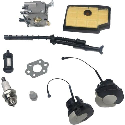 DRELD 11291200653 Carburetor Carb Chainsaw Kit for Stihl MS200 MS200T 1129 120 0653