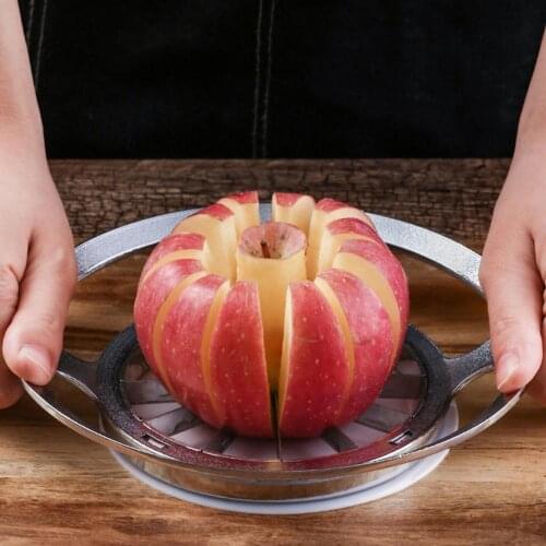 Apple Slicer Kitchen Stainless Steel Vegetable Fruit Corer Tool 8 Slices Pear Cutter Knife Peeler Shredder Kitchen Gadget 2021