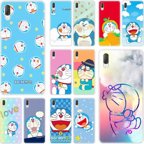 Cute cartoon Doraemon Hard Case For Sony Xperia L1 L2 L3 X XA XA1 XA2 XA3 Ultra 10 Plus E5 XZ XZ1 XZ2 Compact XZ3 XZ5 2 20 Cover
