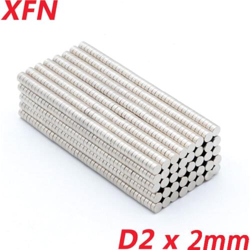 10 to 1000 PCS D2 x 2mm Round Magnet 2x2 Super Strong Magnets NdFeB Powerful Magnet Rare Earth Neodymium Magnet Search Magnets