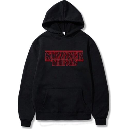 2020 Autumn Stranger Things Hoodies Men Casual Fashion Long Sleeve Oversized Sweatshirts Winter Couples Unisex Sportwear