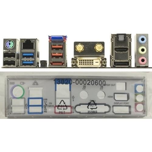 New I/O shield back plate of motherboard for F1A75-I DELUXE just shield backplate Free shipping