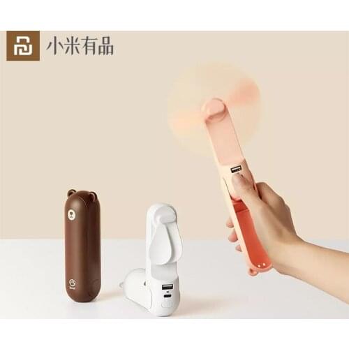 New Youpin Fan F8 F8x Multifunctional Cooling Portable Sport Desktop Handheld Fan with Type C Cable for Camping Hiking Outdoor