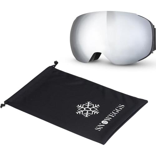 Goggles Snow Ski Snowmobile Mask Dual Layers Lens UV400 Detachable Skiing Anti-fog Eyewear Snowboard Ski Glasses Men Women