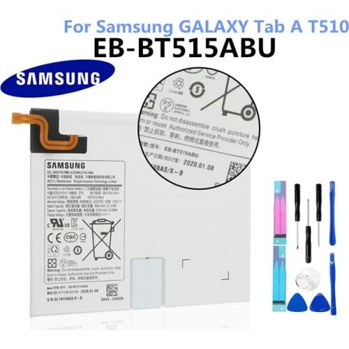 SAMSUNG Original Replacement Battery EB-BT515ABU For Samsung Galaxy Tab A T510 Tablet Battery+TLOOS