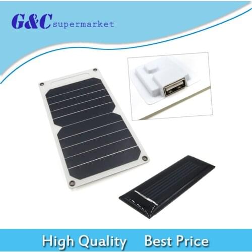 Portable 10W 5V Solar Charging Panel USB Socket Charger for Mobile phone Tablet