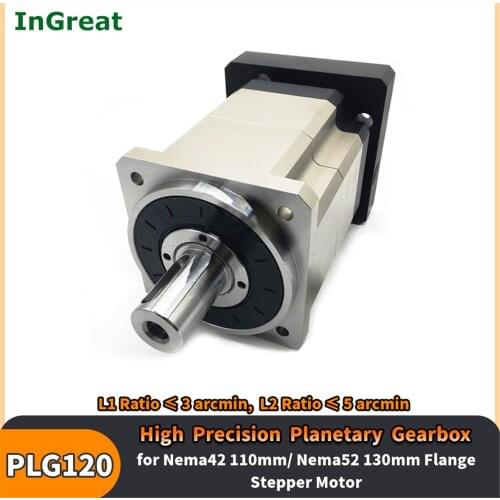 3Arcmin Helical Gear Motor Reducer Ratio 3:1,5:1~100:1 Planetary Gearbox 19,22,24mm Input for 100mm Flange Servo Motor Welding