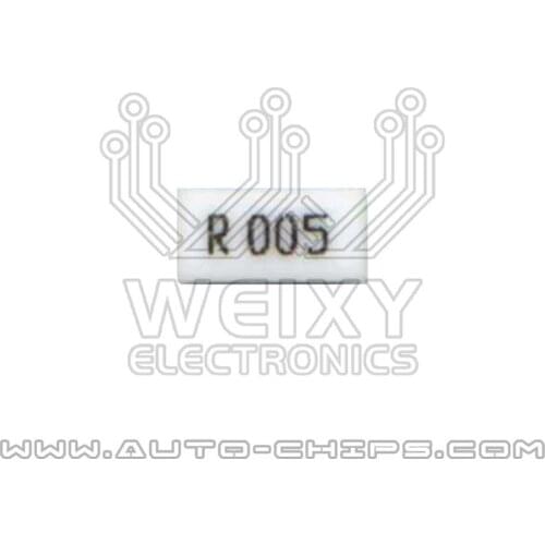 R005 resistor use for automotives