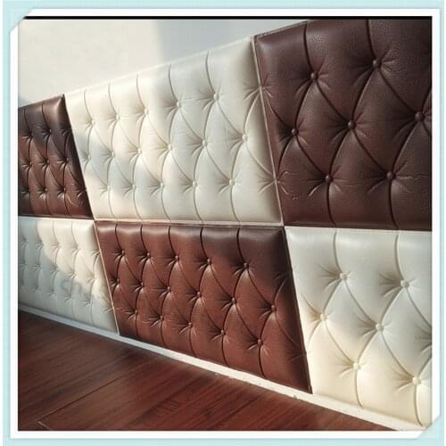 Self-adhesive 3D three-dimensional wall stickers thickened tatami anti-collision wall mat childrens bedroom bed cushion