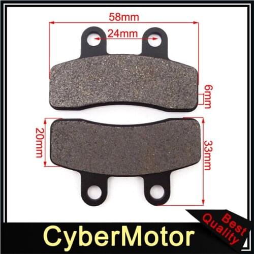 Motor Bike Disc Caliper Brake Pads Shoes For 50cc 70cc 90cc 110cc 125cc Pit Dirt Motorcycle SSR Thumpstar Lifan YX PitsterPro