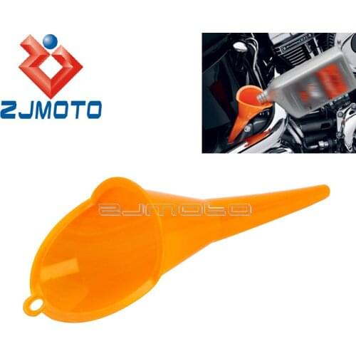 Motorcycle Car Long Oil Refill Funnel Engine Gasoline Oil Filling Refueling Funnel Filter For Harley Honda Yamaha Suzuki