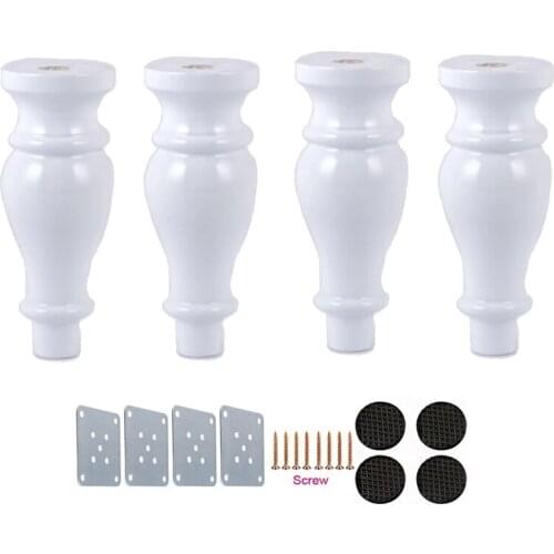 1/4PCS 180mm Solid Wood Furniture Legs Replacement Mid-Century Modern For Coffe Tea Table Sofa Bed TV Stands Cupboard Dressing