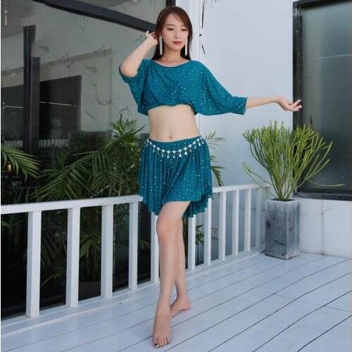 2pcs/suit Wholesale Belly Dance Dress Oriental Dance Suits With Safety Pants Belly Dance Costumes #DP0014
