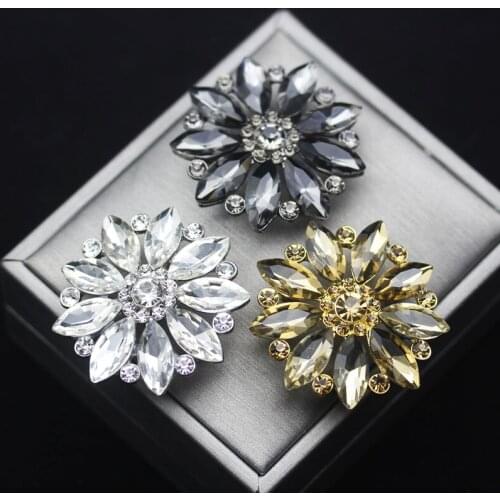 2Pcs/lot 40mm wide Fashion coat button high-grade fur buckle clothing button round suede clothing button decoration C002