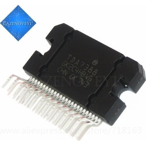 2pcs/lot TDA7388 ZIP25 TDA7388A YD7388 ZIP 7388A ZIP-25 42W quad bridge car radio amplifier new and original In Stock