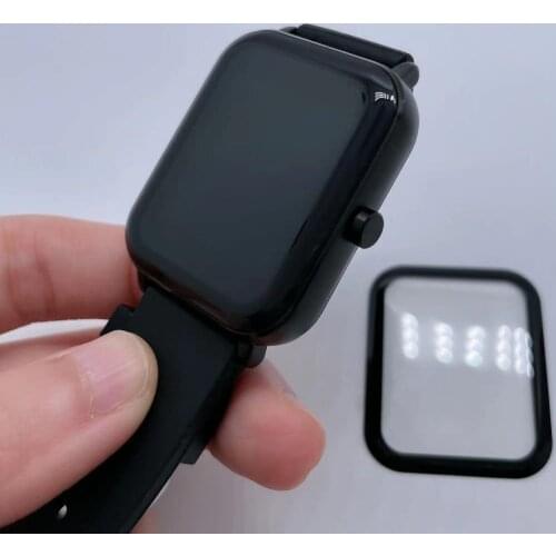Watch Accessories 2pcs 3D Curved Transparent Screen Protective Film Film for Huami Amazfit GTS2 Mini Smart watch (Not Glass)