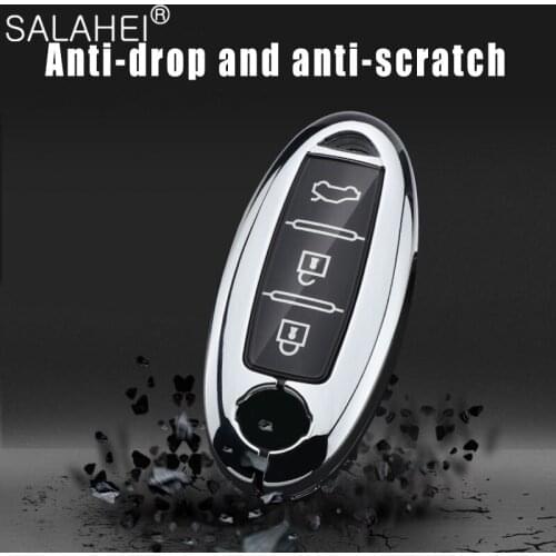 Car Remote TPU Key Case For Nissan Rogue XTrail T32 T31 Qashqai J11 J10 Kicks Tiida Pathfinder Murano Juke Versa Note Infinit