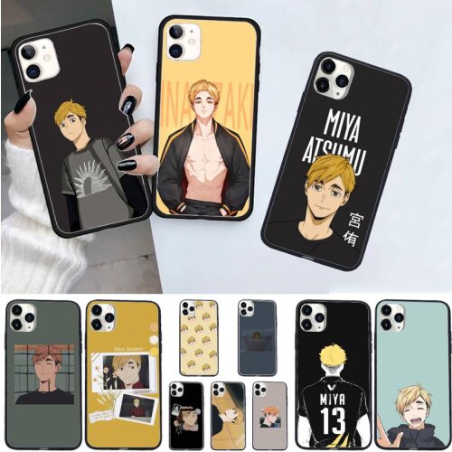 Volleyball Miya Atsumu Haikyuu anime Phone Case for iPhone 11 12 mini pro XS MAX 8 7 6 6S Plus X 5S SE 2020 XR shell