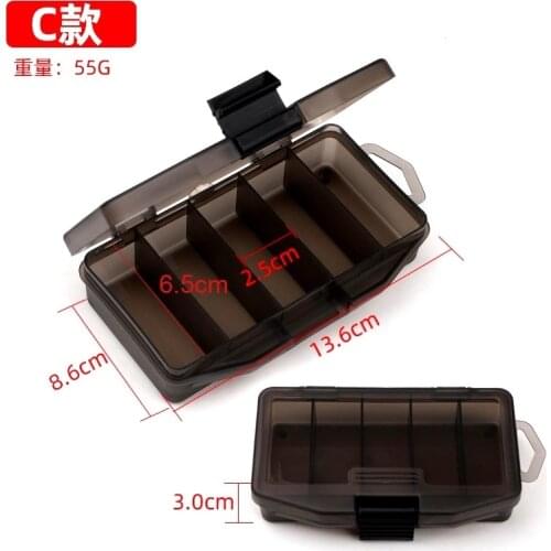 Gun color transparent luya tool box luya box storage storage box fishing tackle accessories XIDIAOYU